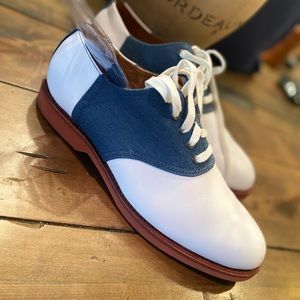 Polo Ralph Lauren Men's Orval Oxford - Shoes White/Denim Size